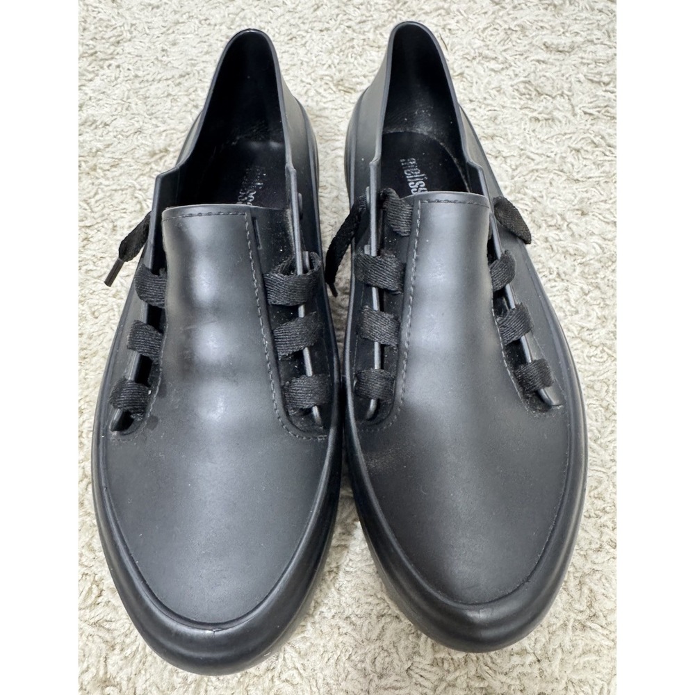 Melissa Ulitsa Slip On‎ Black Jelly Waterproof Sneakers Womens 8 Beach Resort